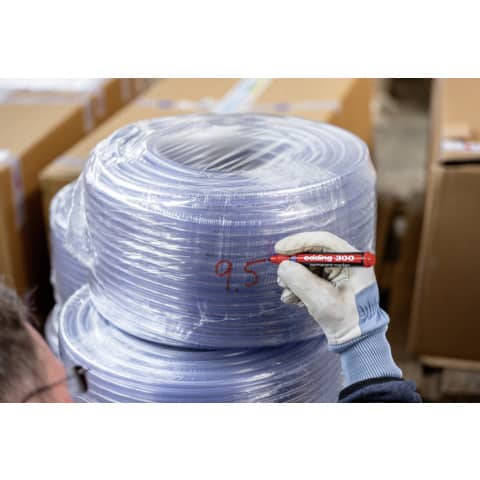 Marcatore permanente edding 300 punta tonda 1,5-3 mm blu E-300 003